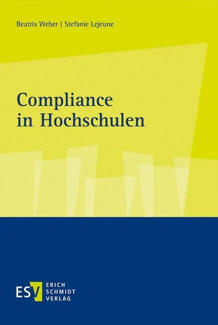 Cover: 9783503187393 | Compliance in Hochschulen | Beatrix Weber (u. a.) | Buch | 358 S.