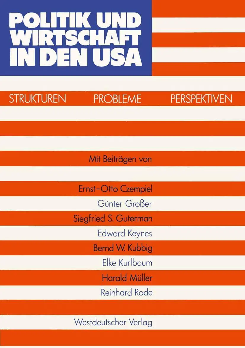 Cover: 9783531117393 | Politik und Wirtschaft in den USA | Ernst-Otto Czempiel | Taschenbuch