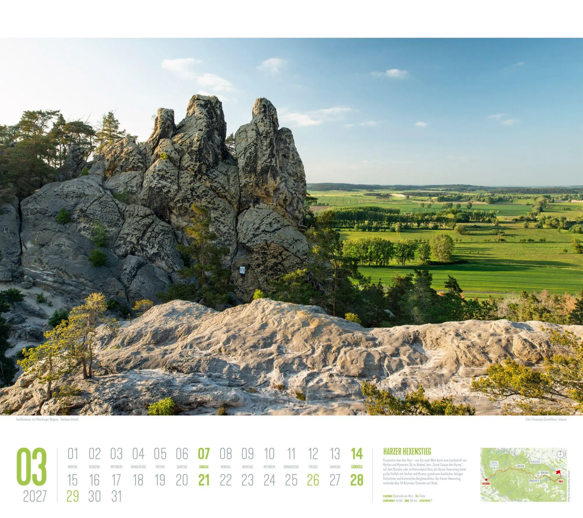 Bild: 9783838427393 | Deutschland Wanderland Kalender 2027 Die schönsten Wanderwege | GmbH