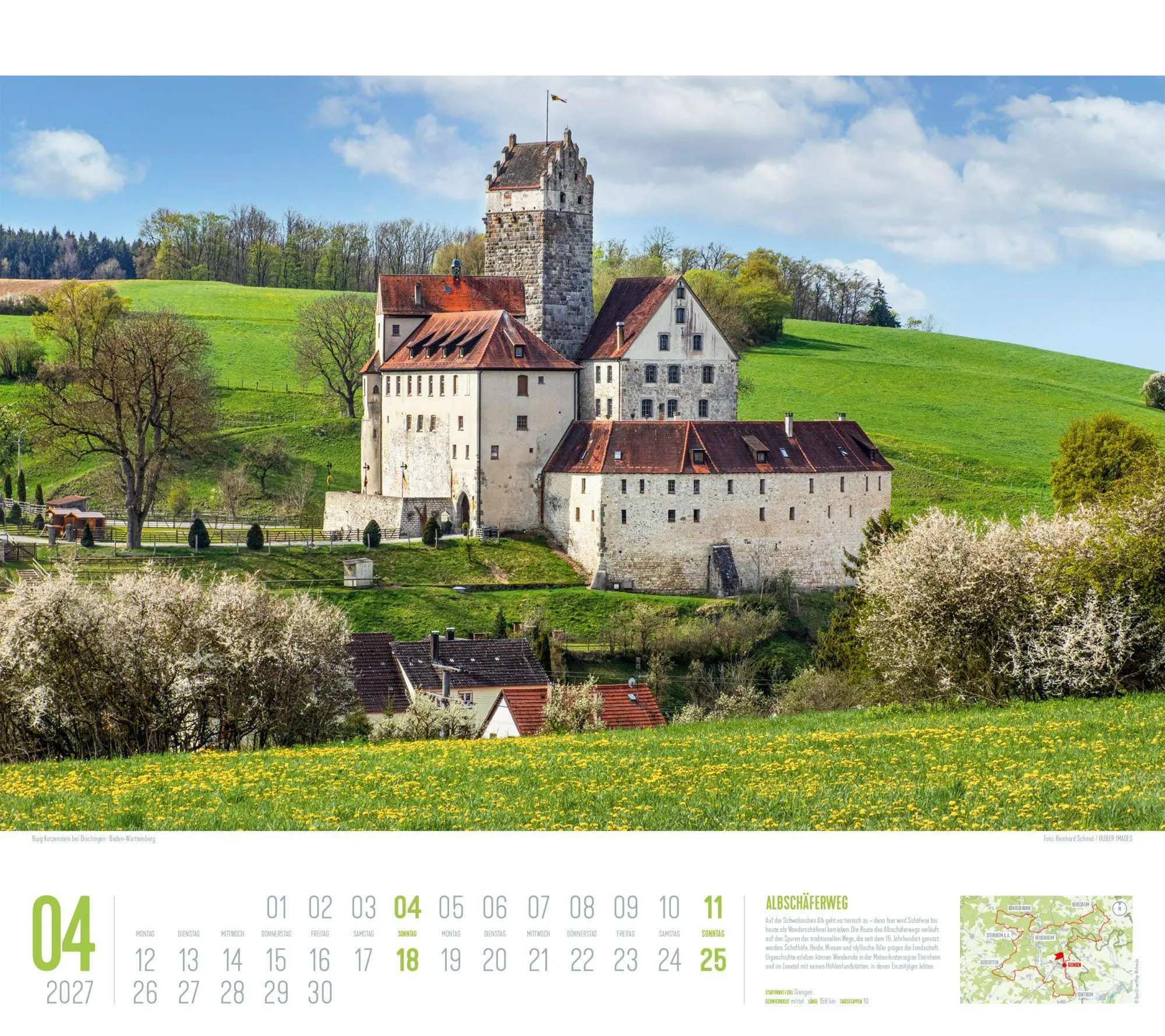 Bild: 9783838427393 | Deutschland Wanderland Kalender 2027 Die schönsten Wanderwege | GmbH