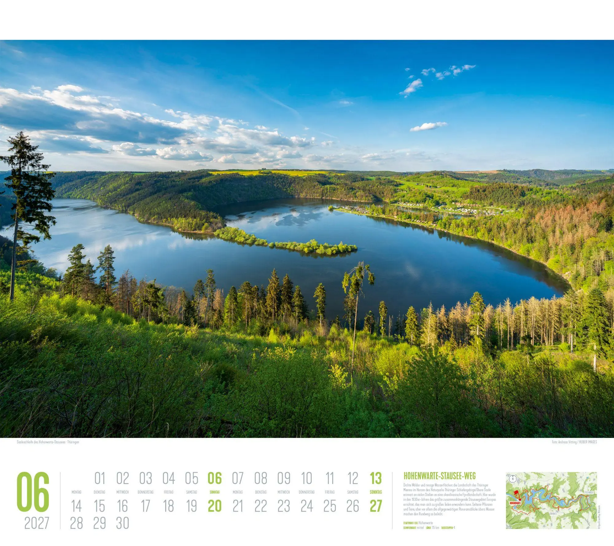 Bild: 9783838427393 | Deutschland Wanderland Kalender 2027 Die schönsten Wanderwege | GmbH