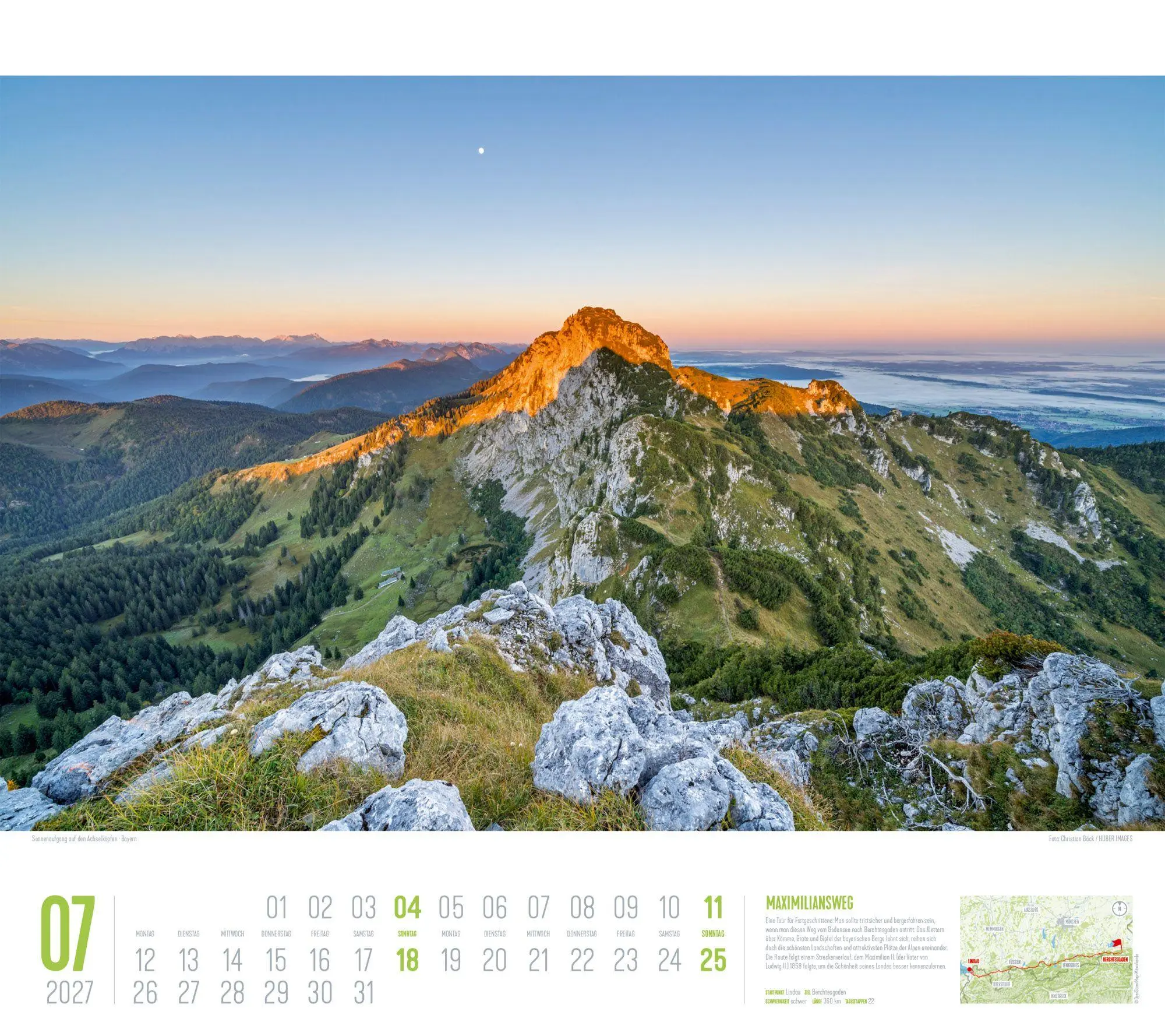 Bild: 9783838427393 | Deutschland Wanderland Kalender 2027 Die schönsten Wanderwege | GmbH