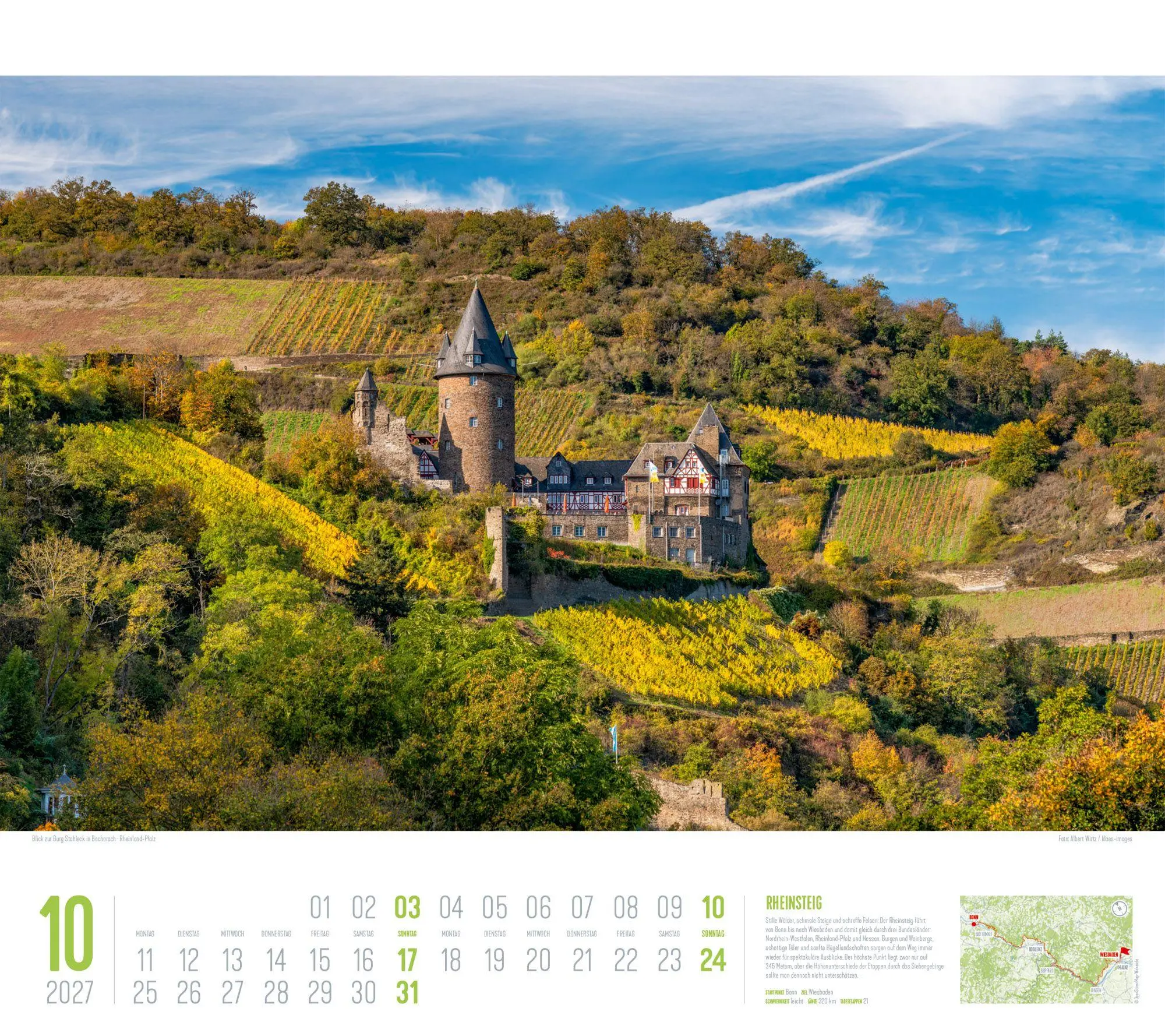 Bild: 9783838427393 | Deutschland Wanderland Kalender 2027 Die schönsten Wanderwege | GmbH