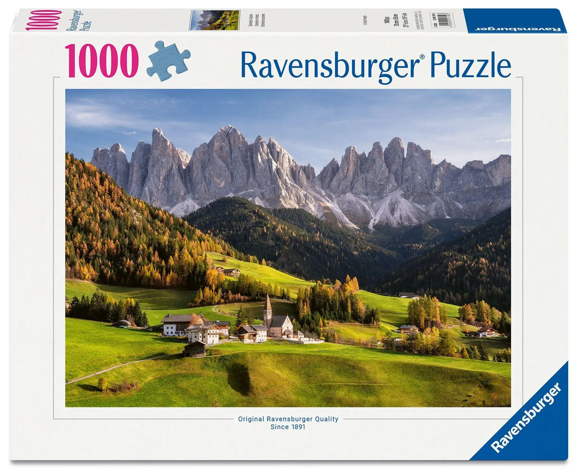 Cover: 4005555017493 | Erwachsenenpuzzle 1000 Teile - Dolomiten im Herbst | Spiel | 12001749