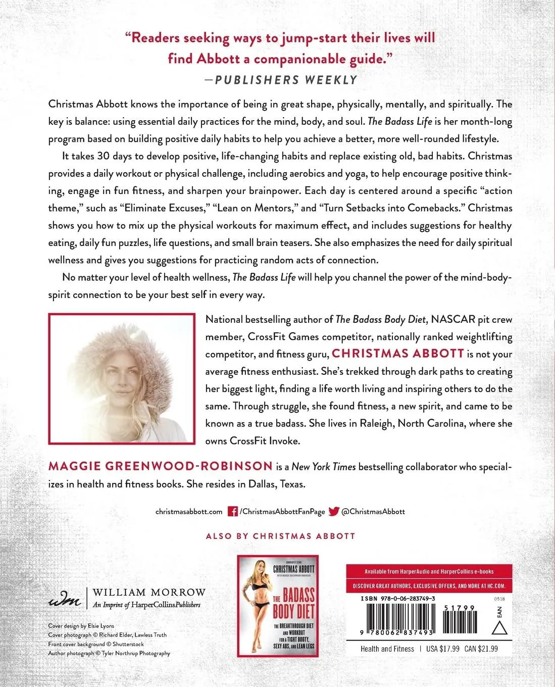 Rückseite: 9780062837493 | Badass Life, The | Christmas Abbott | Taschenbuch | Englisch | 2023