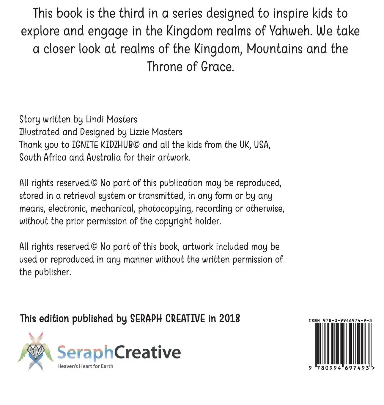 Rückseite: 9780994697493 | Realms of the Kingdom, mountains and the throne of grace | Masters