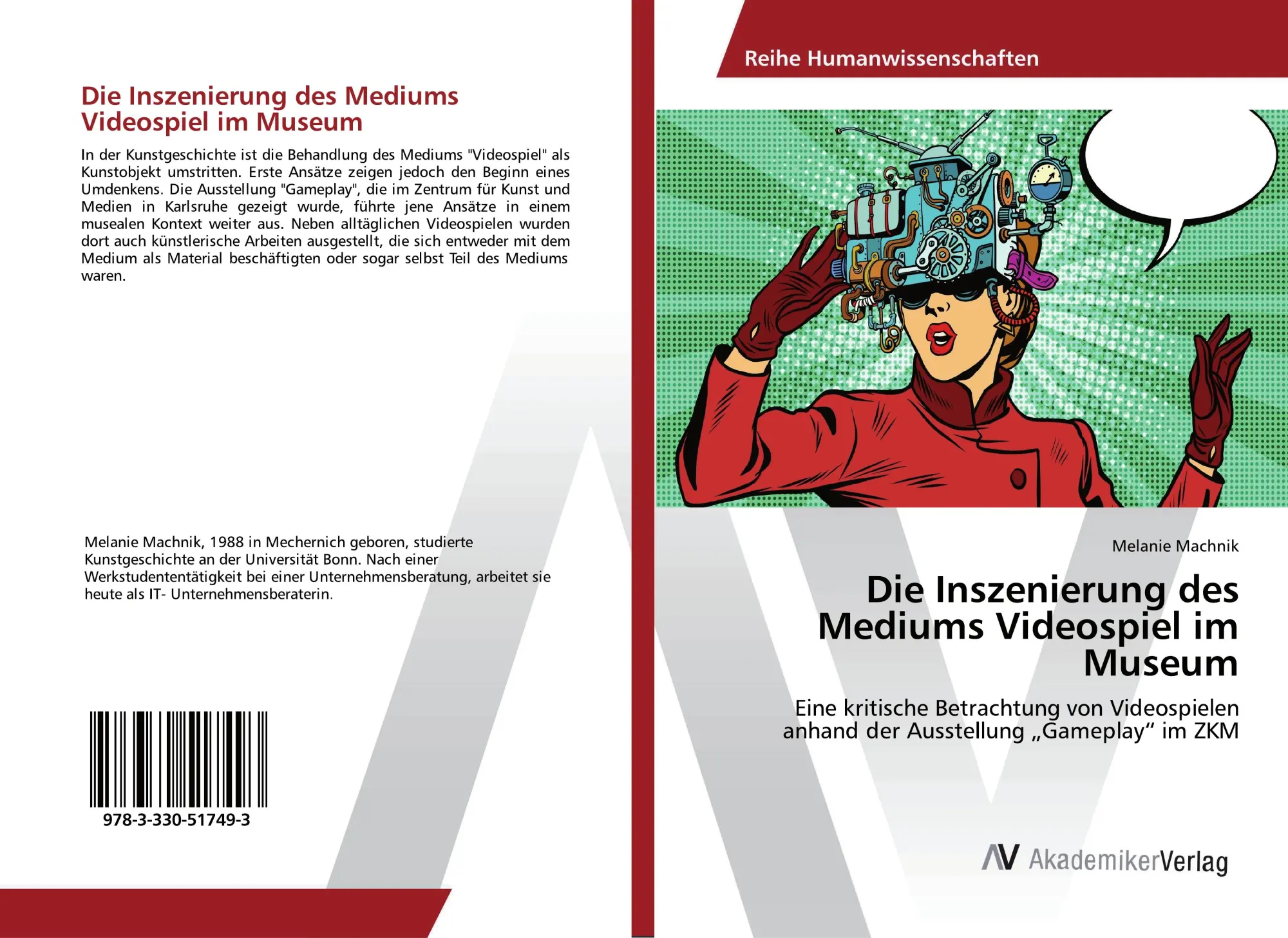 Cover: 9783330517493 | Die Inszenierung des Mediums Videospiel im Museum | Melanie Machnik