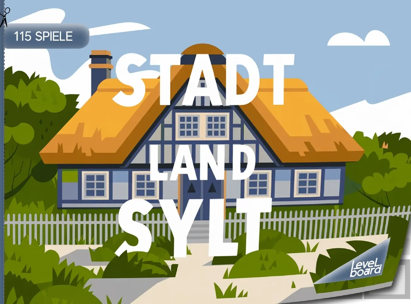 Cover: 9783693197493 | Stadt, Land, Sylt - 115 Spielblöcke | levelBoard Spiele | Taschenbuch