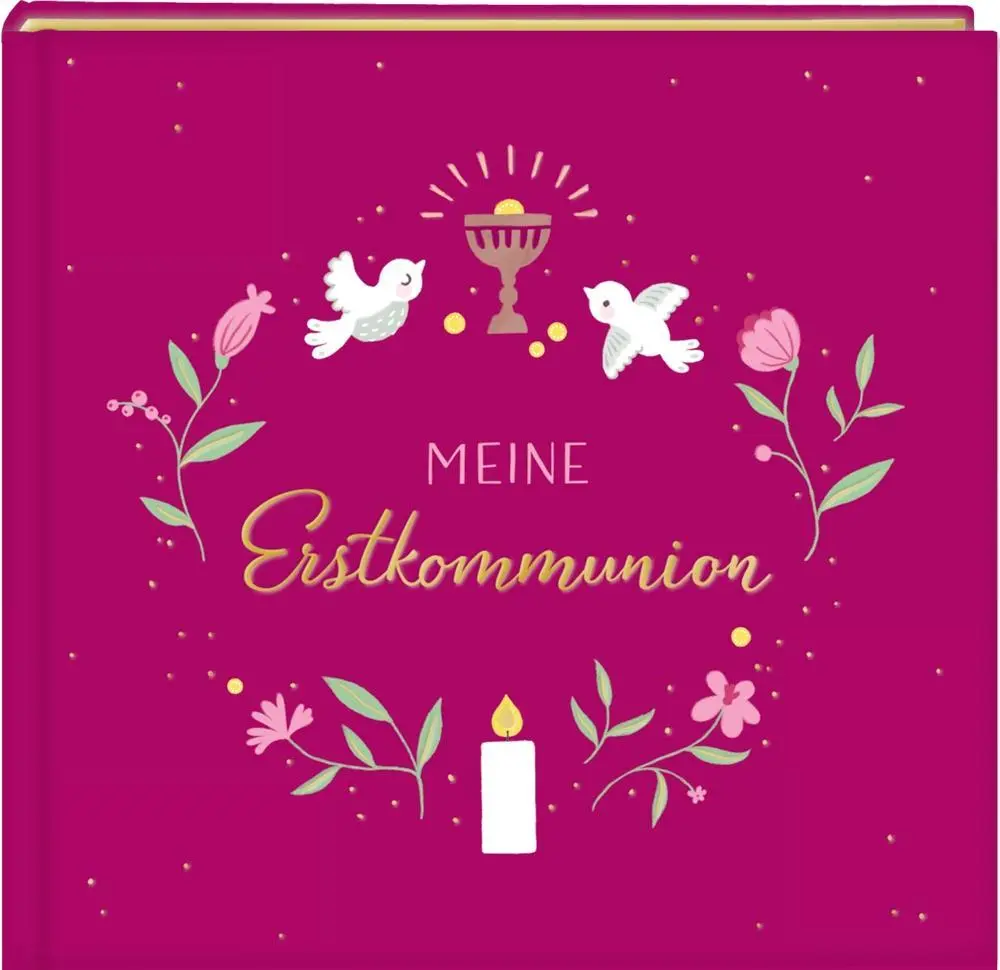 Bild: 4050003717593 | Eintragalbum - Meine Erstkommunion (beerenfarben) | Nora Paehl | Buch