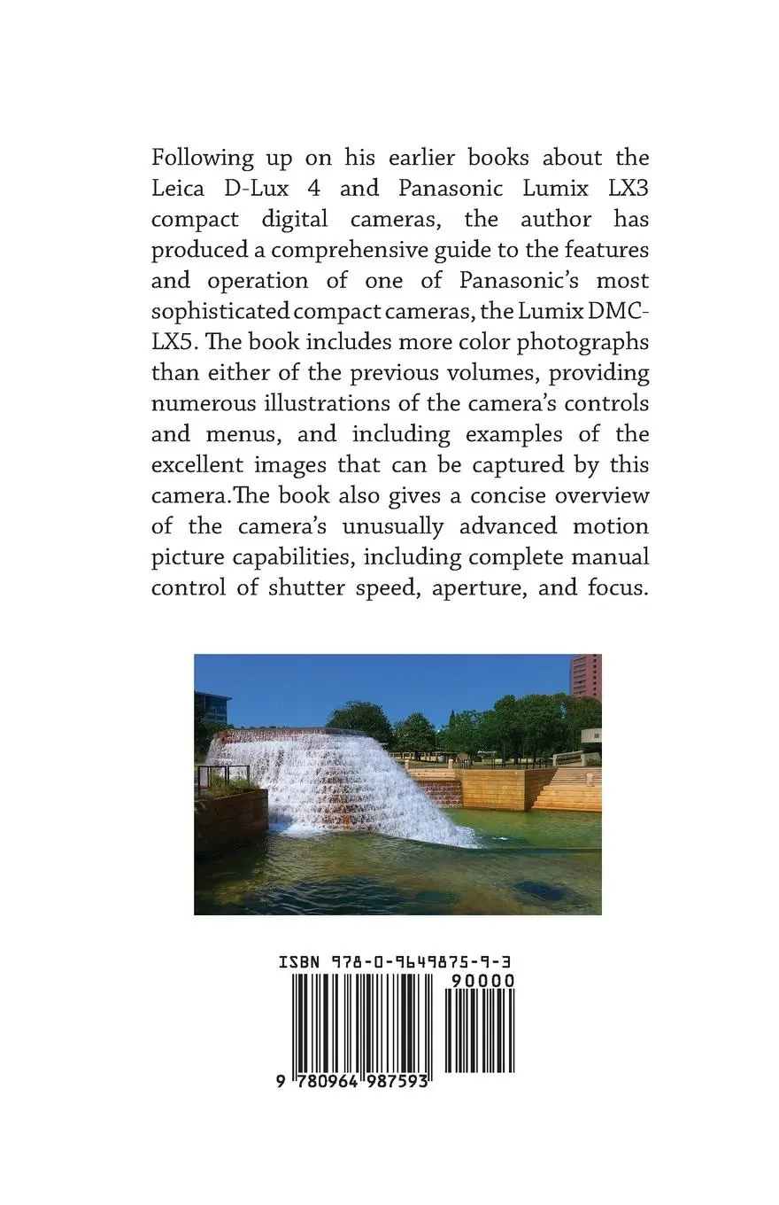 Rückseite: 9780964987593 | Photographer's Guide to the Panasonic Lumix LX5 | Alexander S. White