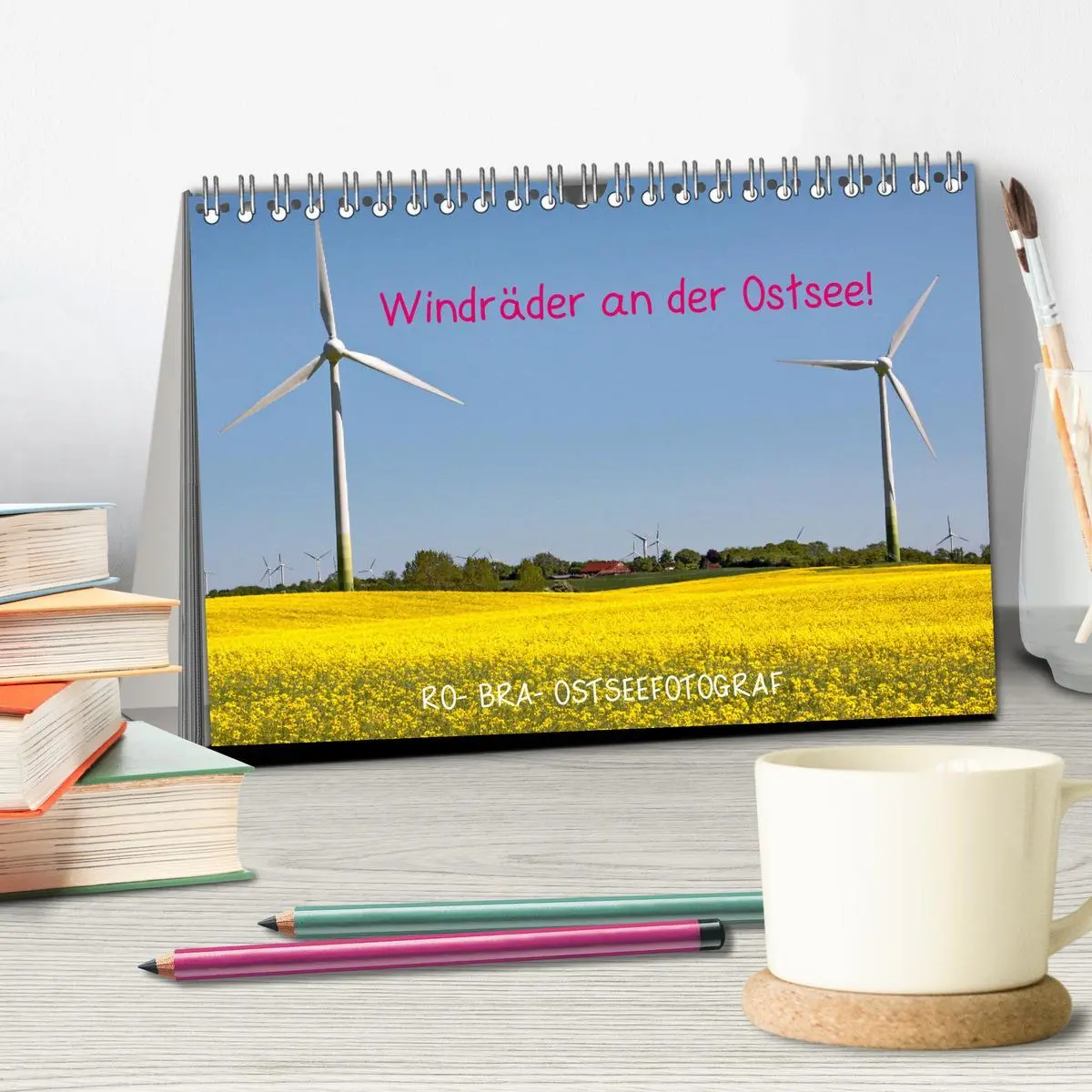Bild: 9783457637593 | Windräder an der Ostsee! (Tischkalender 2026 DIN A5 quer), CALVENDO...