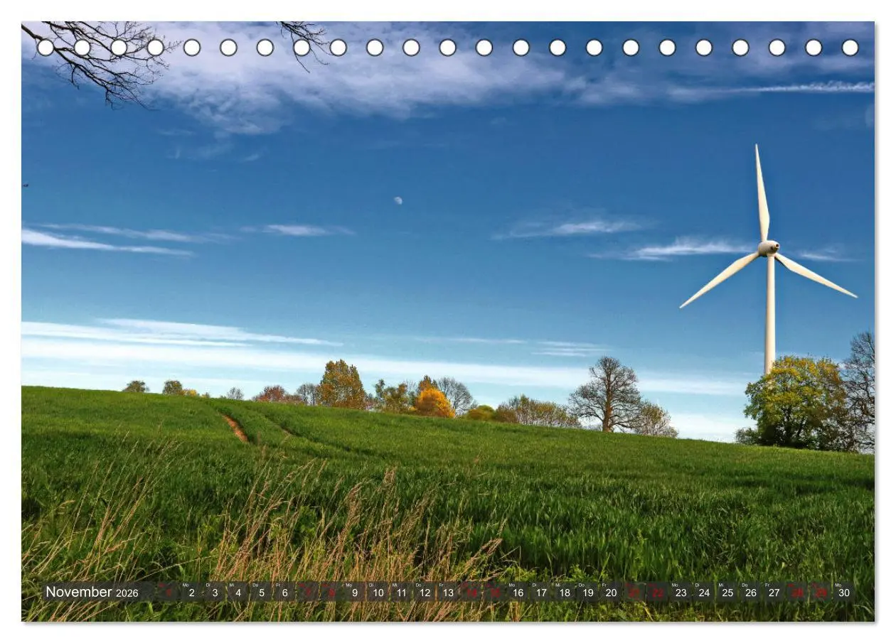 Bild: 9783457637593 | Windräder an der Ostsee! (Tischkalender 2026 DIN A5 quer), CALVENDO...