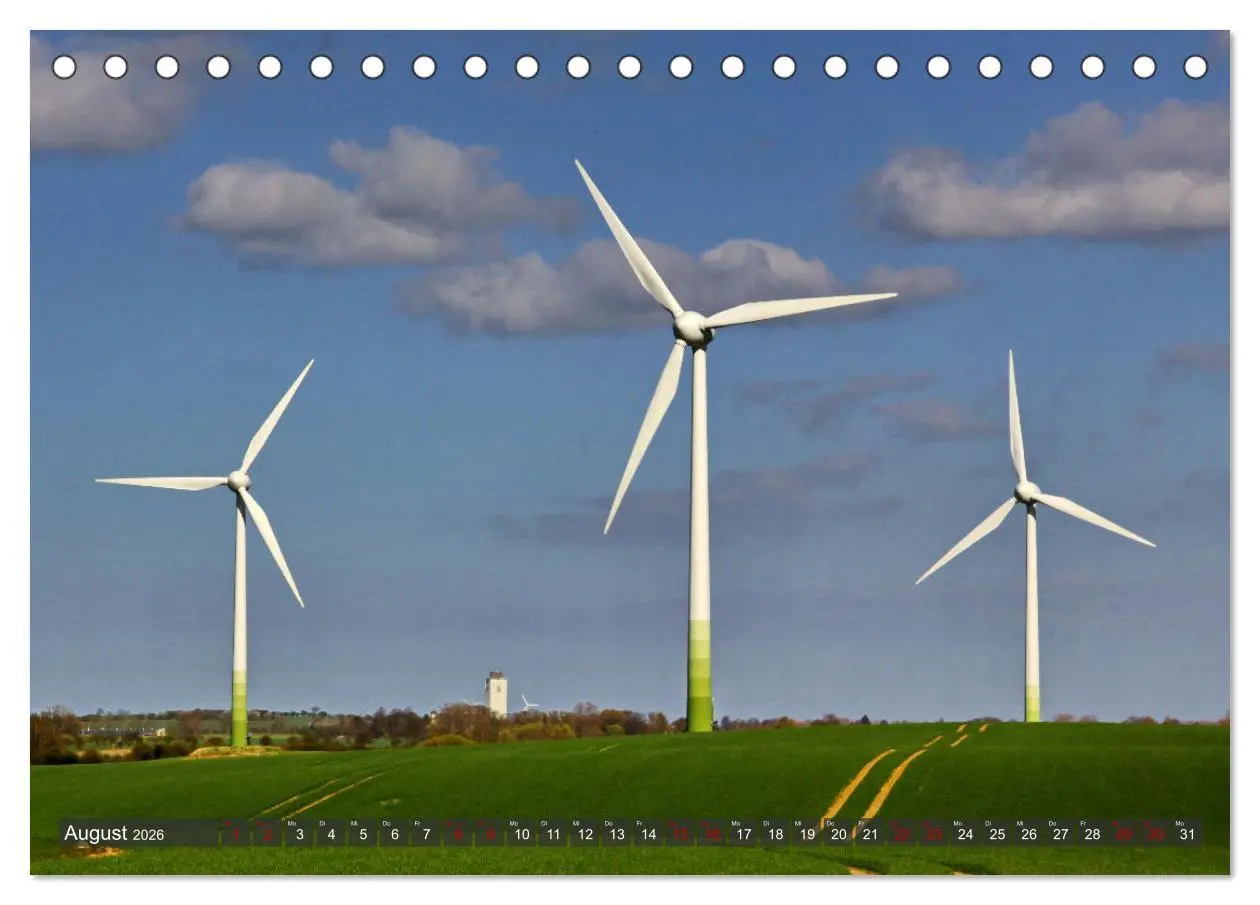Bild: 9783457637593 | Windräder an der Ostsee! (Tischkalender 2026 DIN A5 quer), CALVENDO...