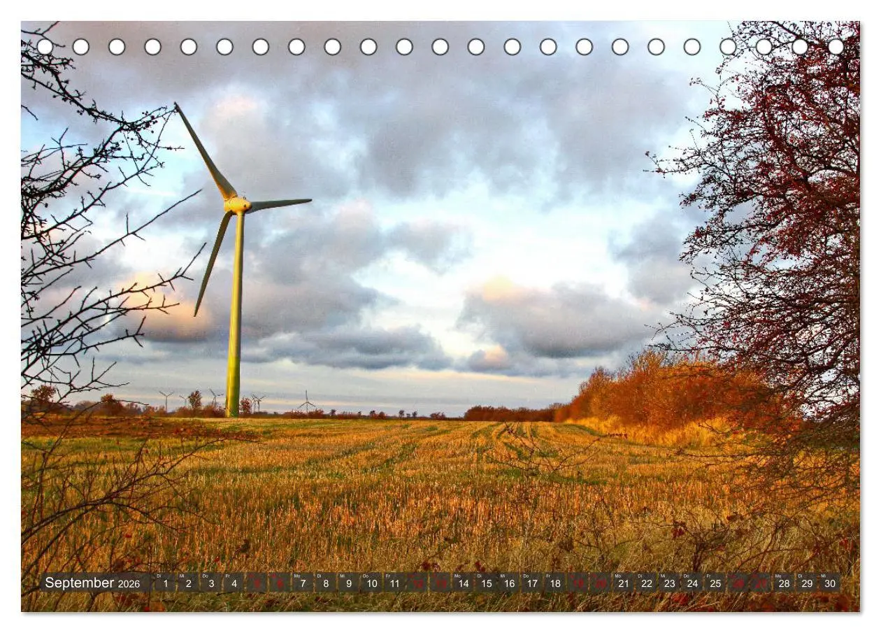 Bild: 9783457637593 | Windräder an der Ostsee! (Tischkalender 2026 DIN A5 quer), CALVENDO...