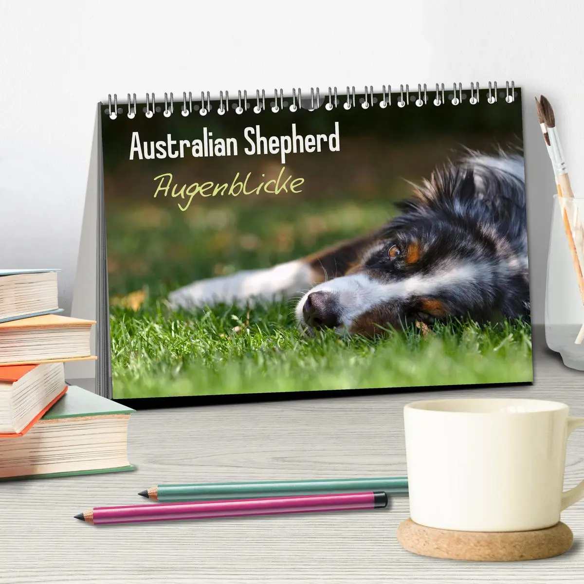 Bild: 9783516037593 | Australian Shepherd - Augenblicke (Tischkalender 2026 DIN A5 quer),...