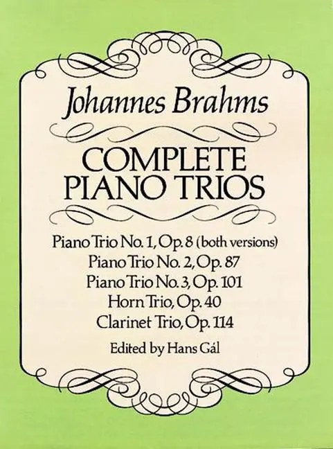 Cover: 9780486257693 | Complete Piano Trios | Johannes Brahms | Taschenbuch | Buch | Englisch