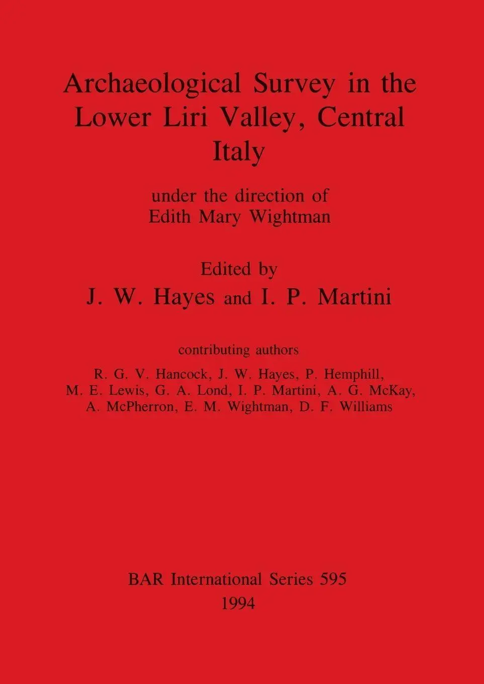 Cover: 9780860547693 | Archaeological Survey in the Lower Liri Valley, Central Italy | Buch