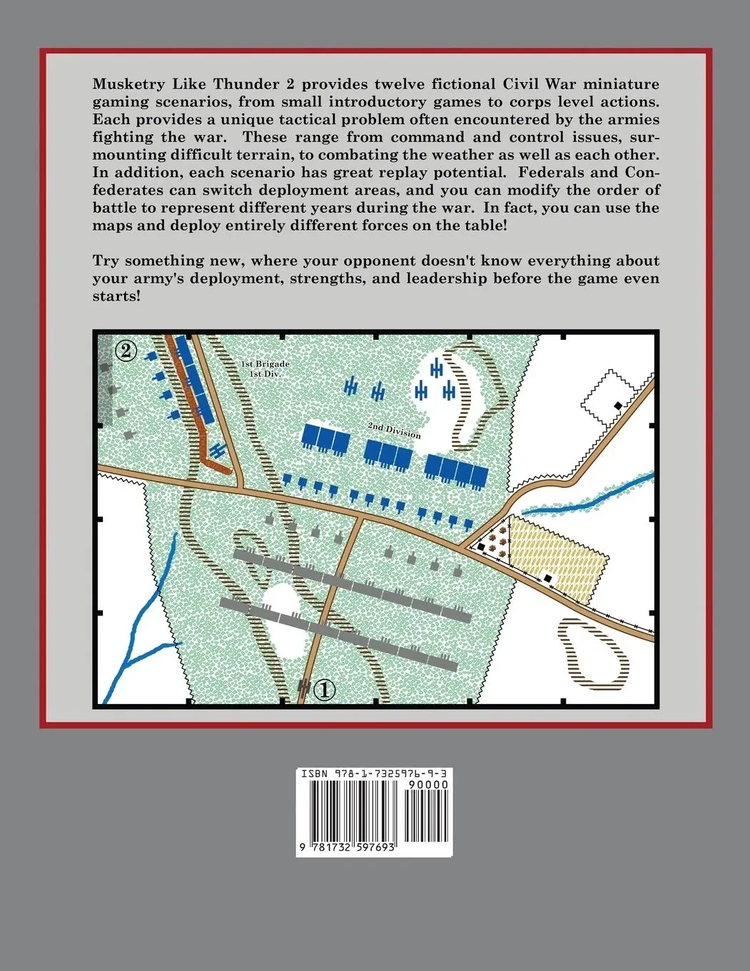 Rückseite: 9781732597693 | Musketry Like Thunder 2 | More Great Civil War Battles Never Fought