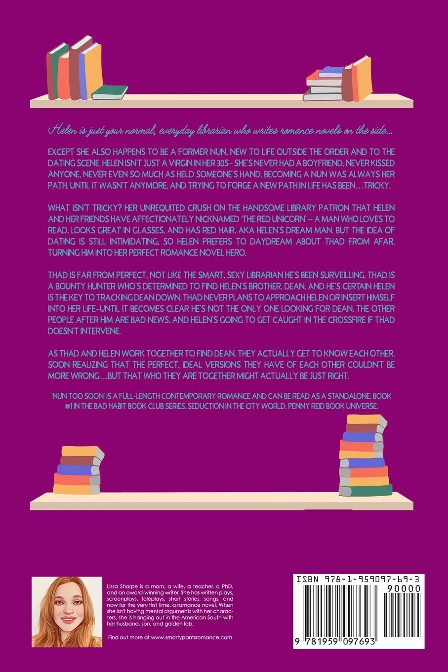 Rückseite: 9781959097693 | Nun Too Soon | Smartypants Romance (u. a.) | Taschenbuch | Englisch