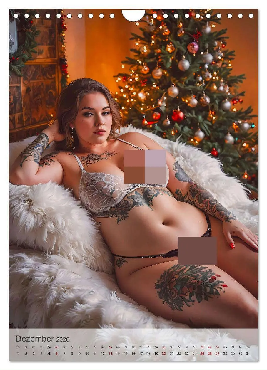Bild: 9783457247693 | Verführerische Momente - Kurven und Tattoos (Wandkalender 2026 DIN...