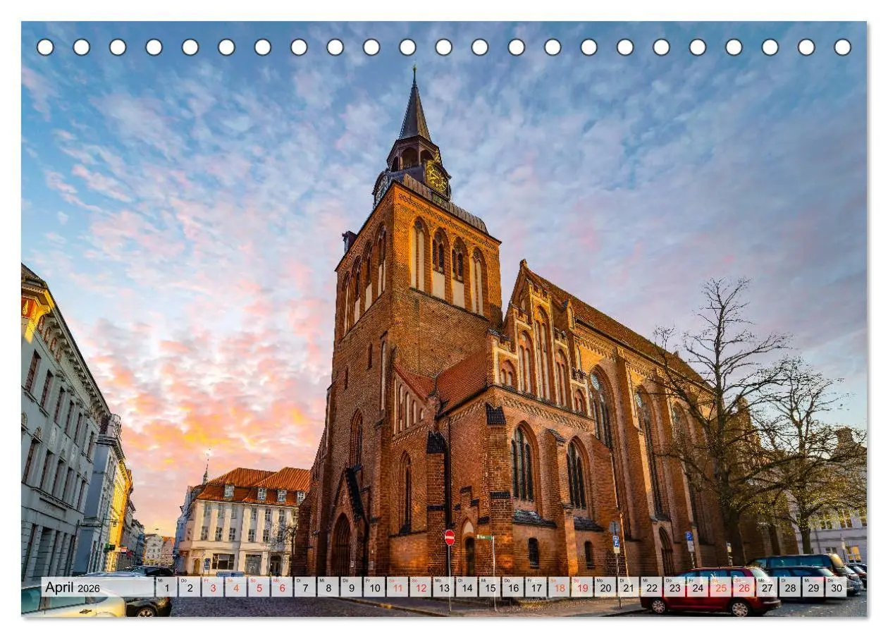 Bild: 9783457797693 | Güstrow Impressionen (Tischkalender 2026 DIN A5 quer), CALVENDO...
