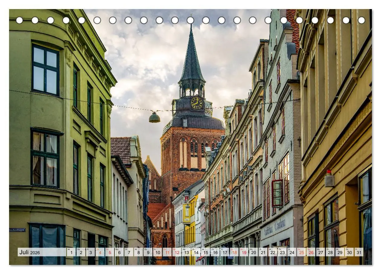 Bild: 9783457797693 | Güstrow Impressionen (Tischkalender 2026 DIN A5 quer), CALVENDO...