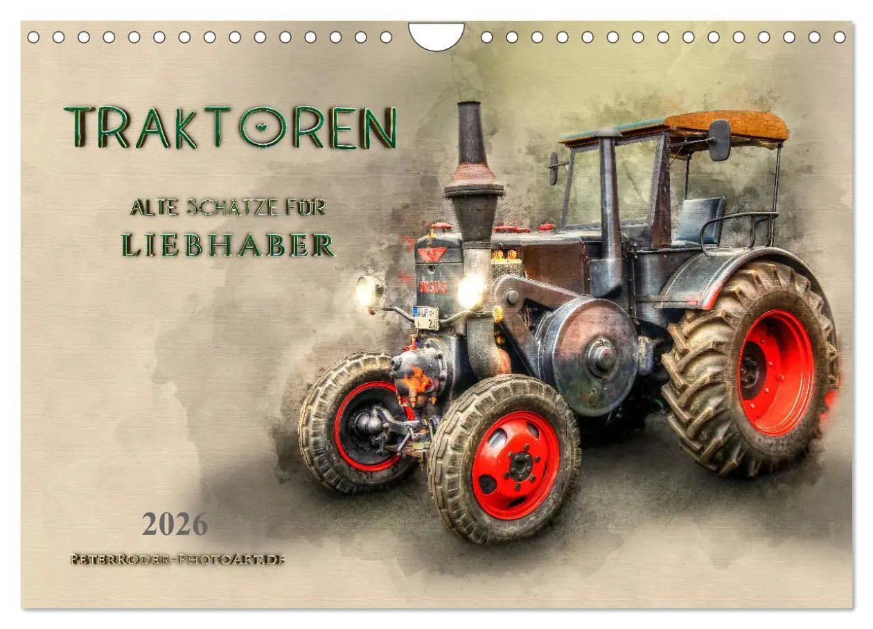 Cover: 9783457867693 | Traktoren - alte Schätze für Liebhaber (Wandkalender 2026 DIN A4...