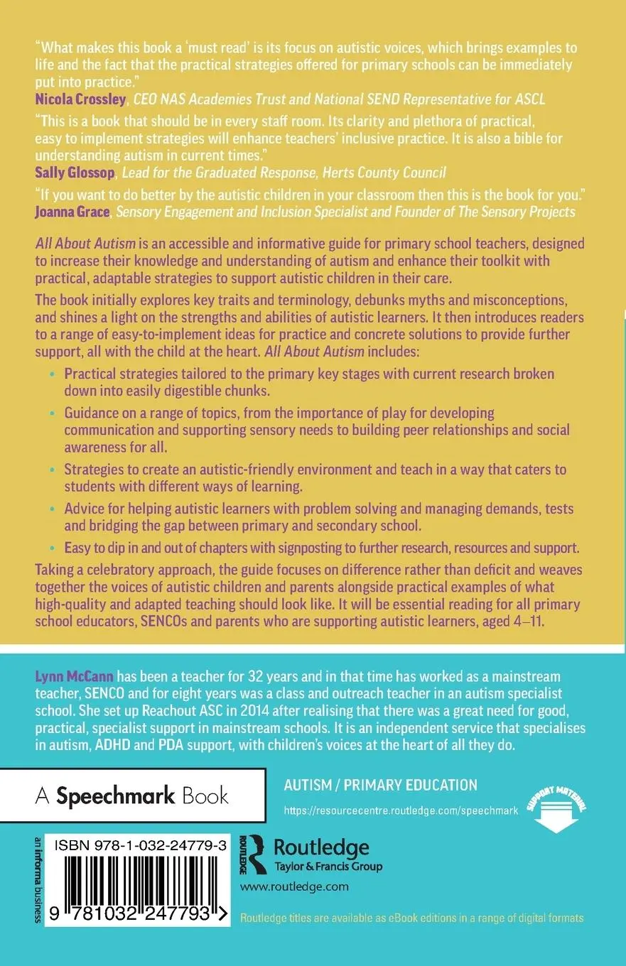 Rückseite: 9781032247793 | All About Autism | A Practical Guide for Primary Teachers | Mccann