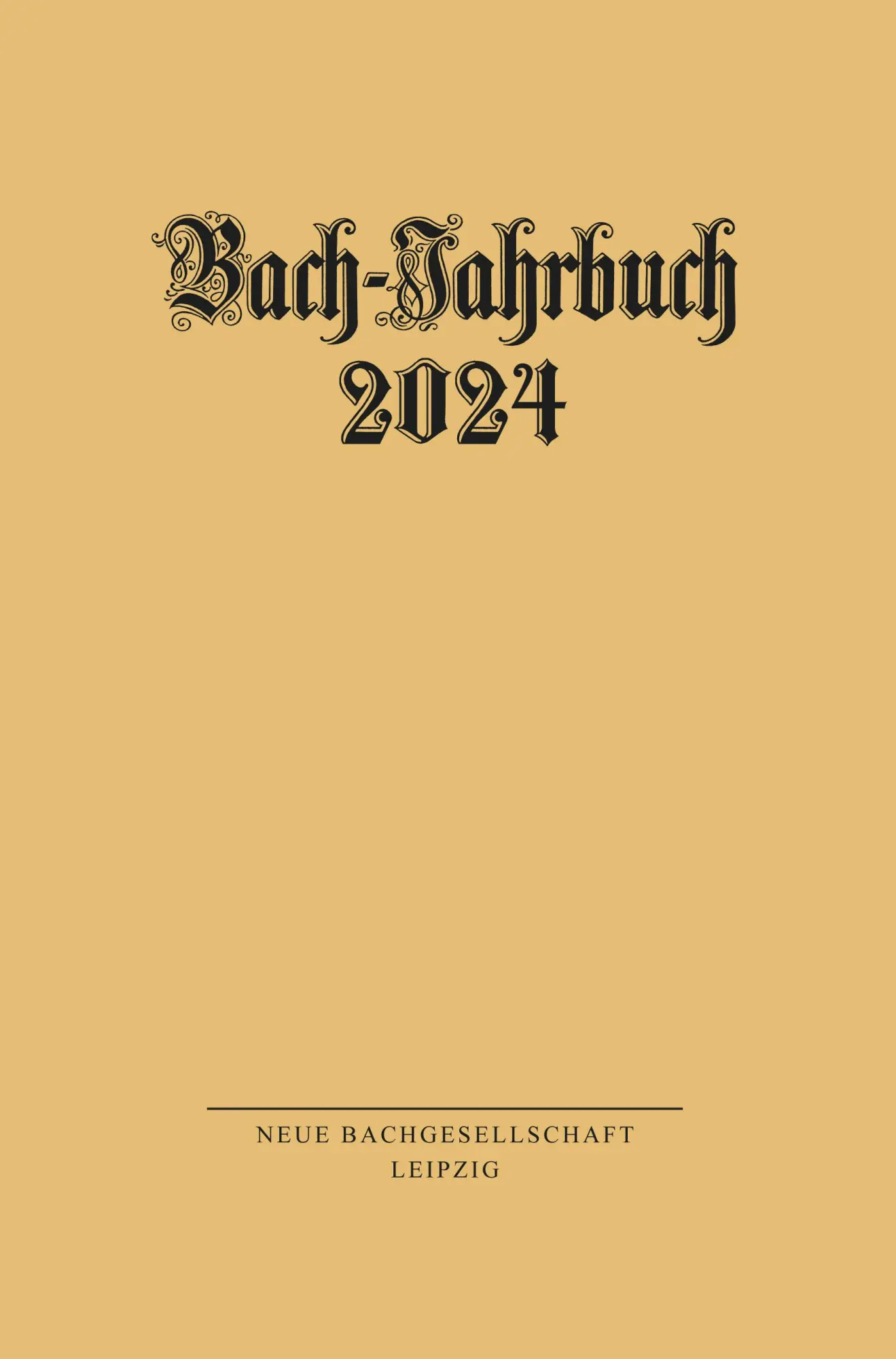 Cover: 9783374077793 | Bach-Jahrbuch 2024 | Peter Wollny | Taschenbuch | Bach-Jahrbuch | 2025