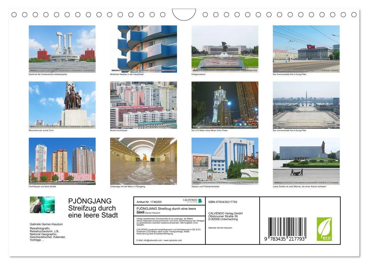 Bild: 9783435217793 | PJÖNGJANG Streifzug durch eine leere Stadt (Wandkalender 2025 DIN...