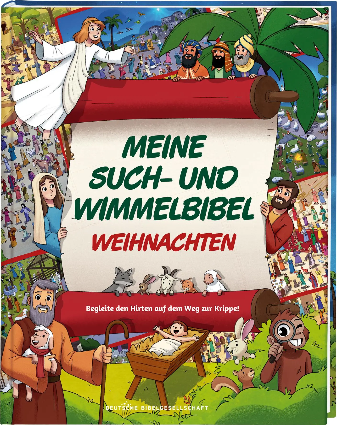 Cover: 9783438047793 | Meine Such- und Wimmelbibel - Weihnachten | Andrew Newton | Buch