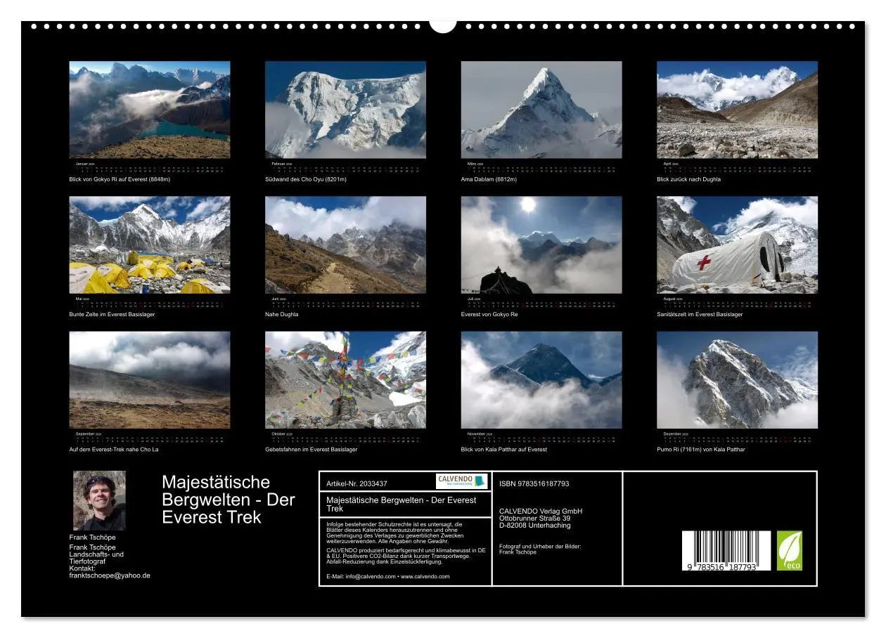 Bild: 9783516187793 | Majestätische Bergwelten - Der Everest Trek (hochwertiger Premium...