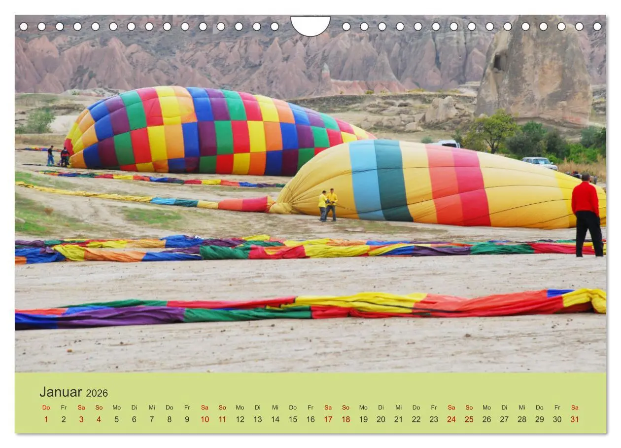 Bild: 9783457537893 | Ballonfahrt in Kappadokien (Wandkalender 2026 DIN A4 quer),...