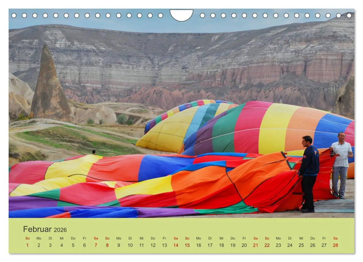 Bild: 9783457537893 | Ballonfahrt in Kappadokien (Wandkalender 2026 DIN A4 quer),...