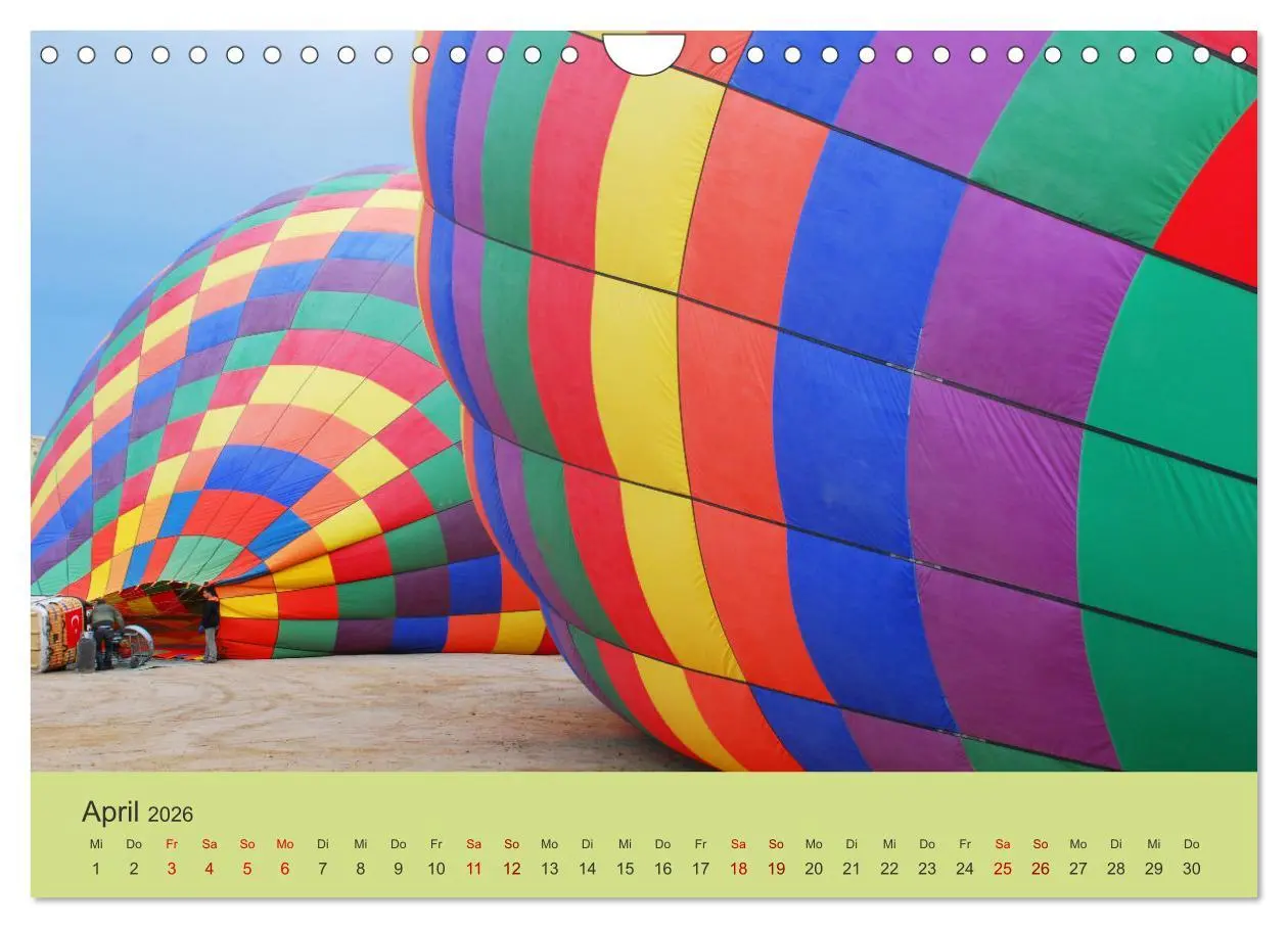 Bild: 9783457537893 | Ballonfahrt in Kappadokien (Wandkalender 2026 DIN A4 quer),...