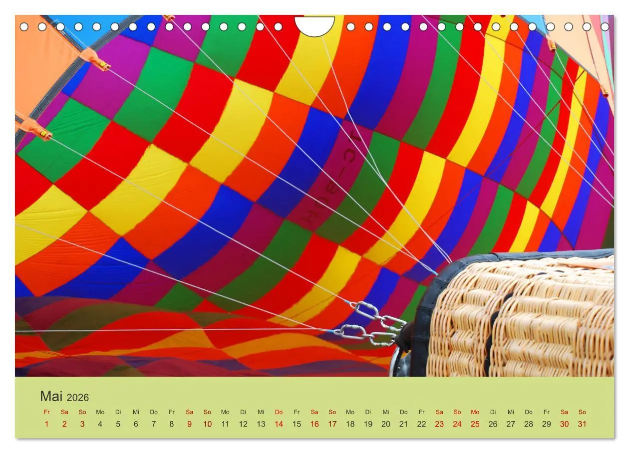 Bild: 9783457537893 | Ballonfahrt in Kappadokien (Wandkalender 2026 DIN A4 quer),...