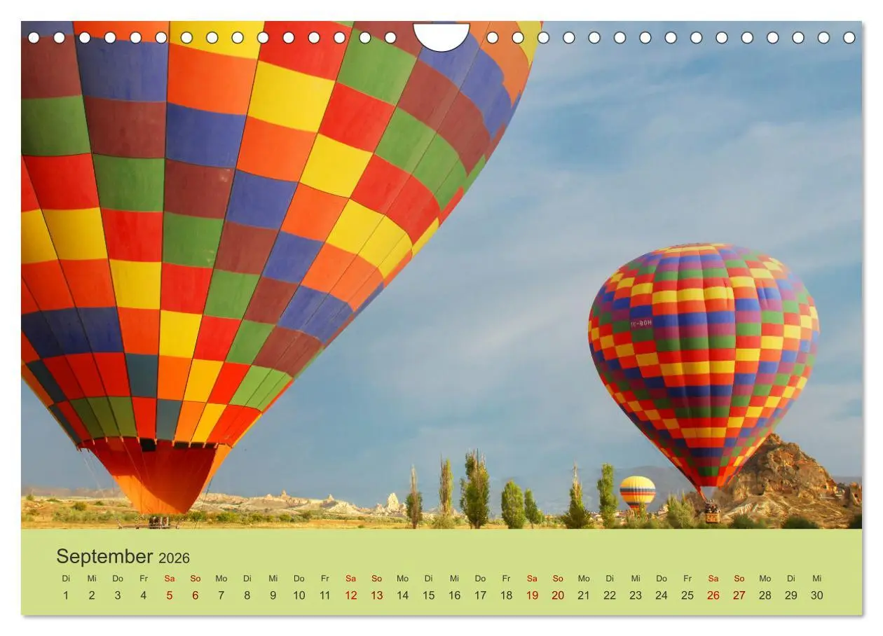 Bild: 9783457537893 | Ballonfahrt in Kappadokien (Wandkalender 2026 DIN A4 quer),...