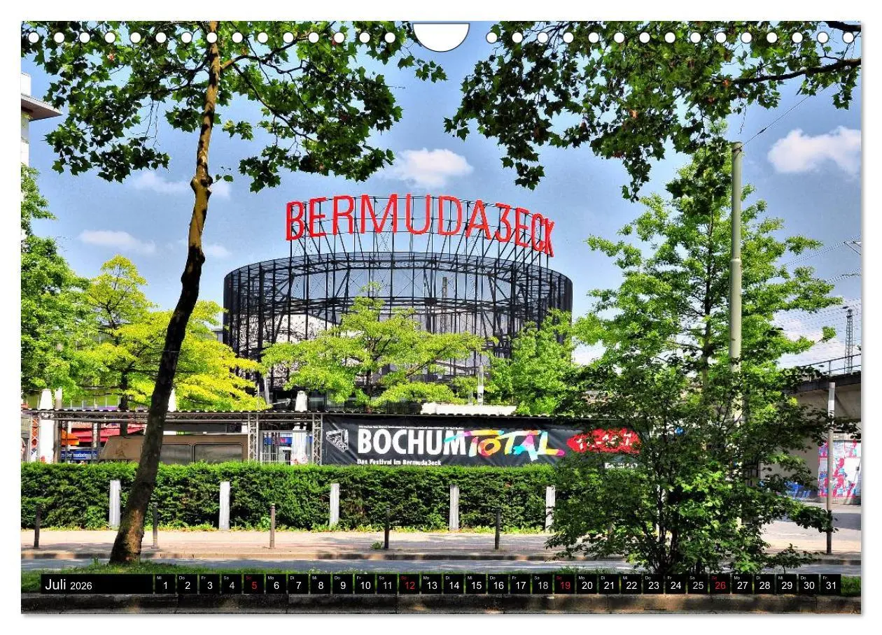 Bild: 9783516177893 | Bochum (Wandkalender 2026 DIN A4 quer), CALVENDO Monatskalender | 2026