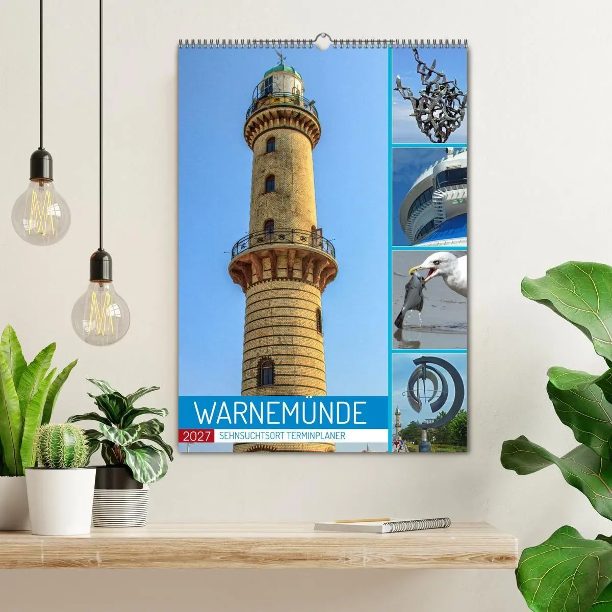 Bild: 9783569337893 | Sehnsuchtsort Warnemünde (Wandkalender 2027 DIN A2 hoch), CALVENDO...