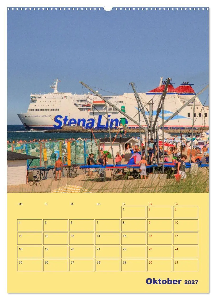Bild: 9783569337893 | Sehnsuchtsort Warnemünde (Wandkalender 2027 DIN A2 hoch), CALVENDO...