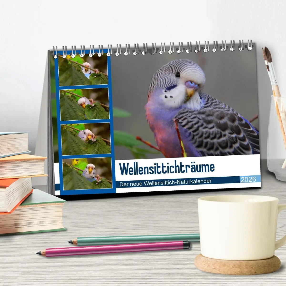 Bild: 9783457767993 | Wellensittichträume - Der neue Wellensittich-Naturkalender...