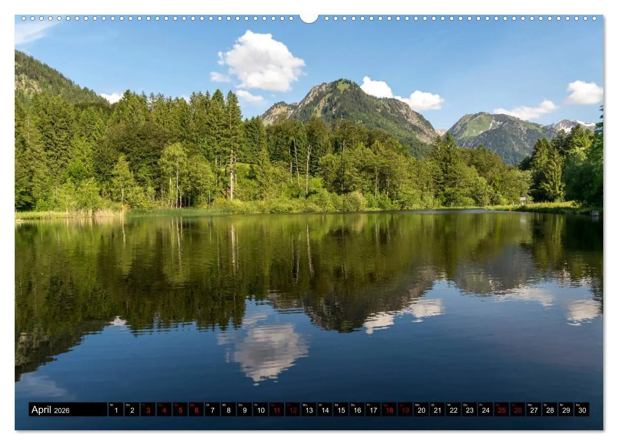Bild: 9783457907993 | das Allgäu (Wandkalender 2026 DIN A2 quer), CALVENDO Monatskalender