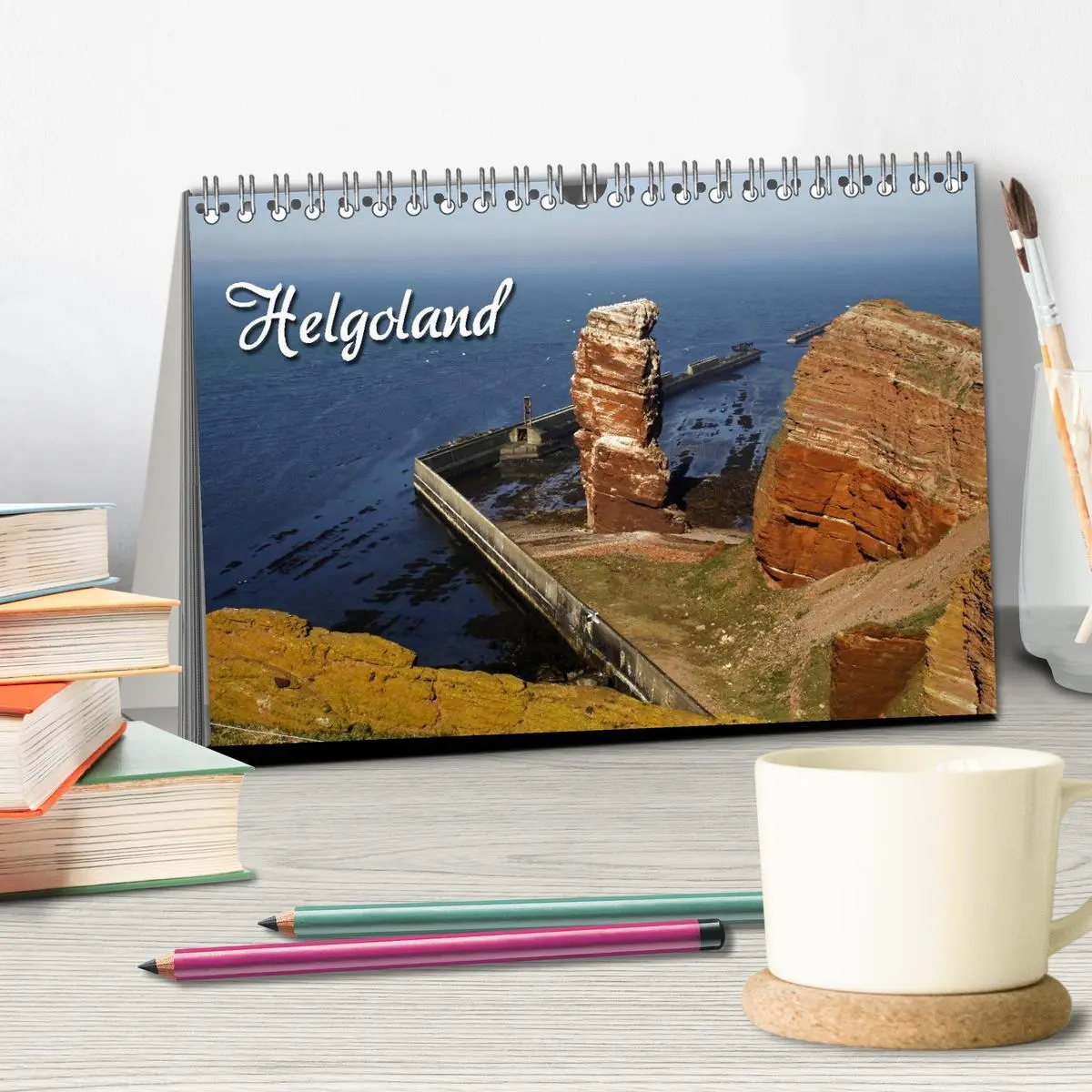 Bild: 9783516167993 | Helgoland (Tischkalender 2026 DIN A5 quer), CALVENDO Monatskalender
