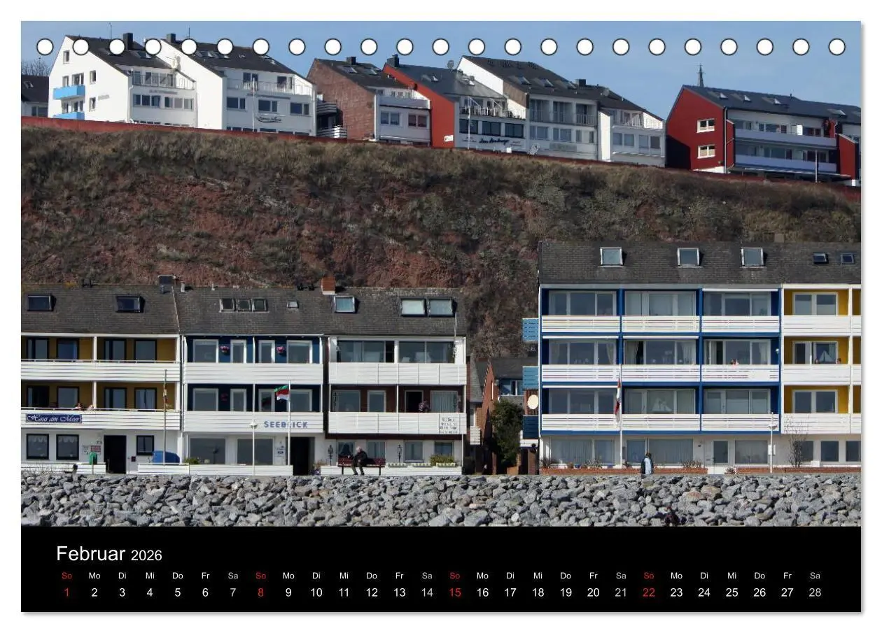 Bild: 9783516167993 | Helgoland (Tischkalender 2026 DIN A5 quer), CALVENDO Monatskalender