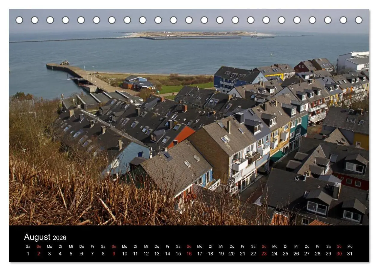 Bild: 9783516167993 | Helgoland (Tischkalender 2026 DIN A5 quer), CALVENDO Monatskalender