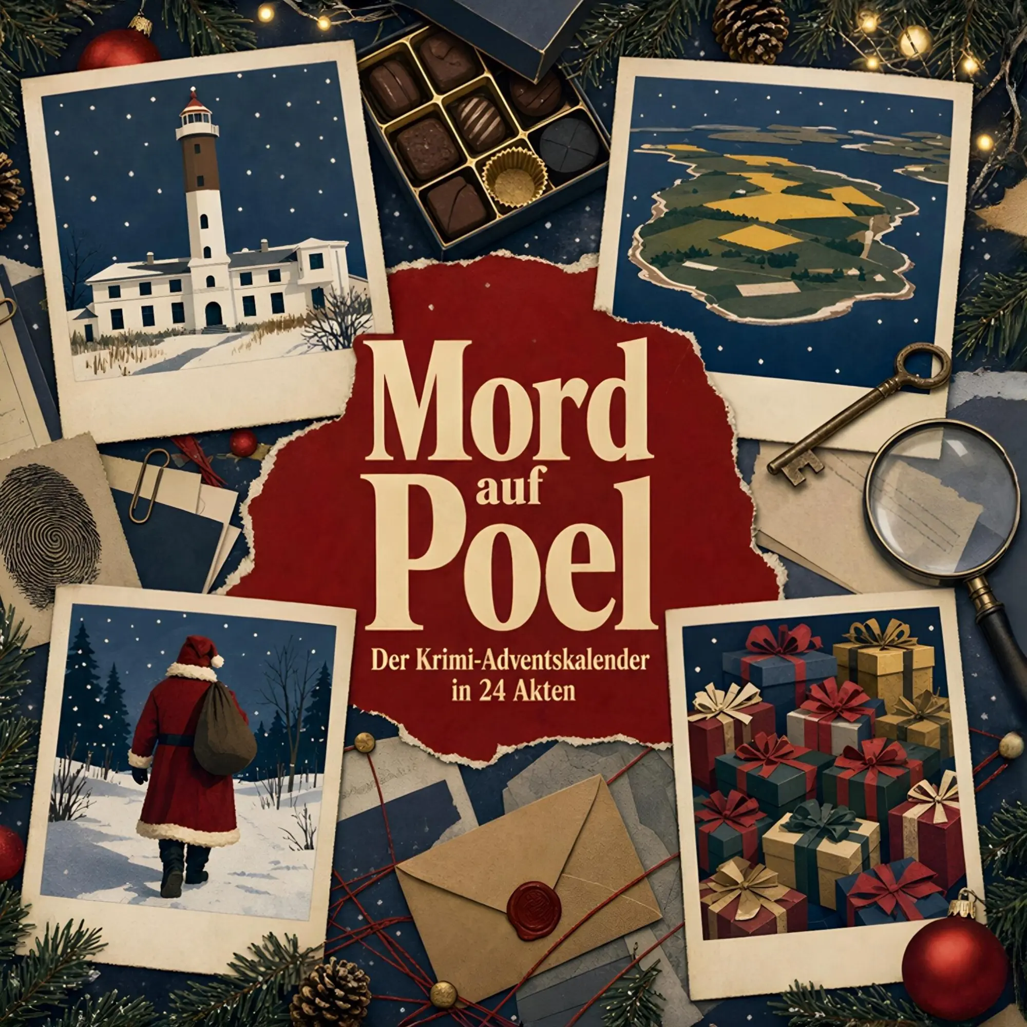 Cover: 9783696117993 | Mord auf Poel | Der Krimi-Adventskalender in 24 Akten | Sarah Lehmann