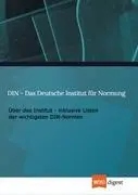 Cover: 9783849117993 | DIN - Das Deutsche Institut für Normung | Wiki Digest | Taschenbuch