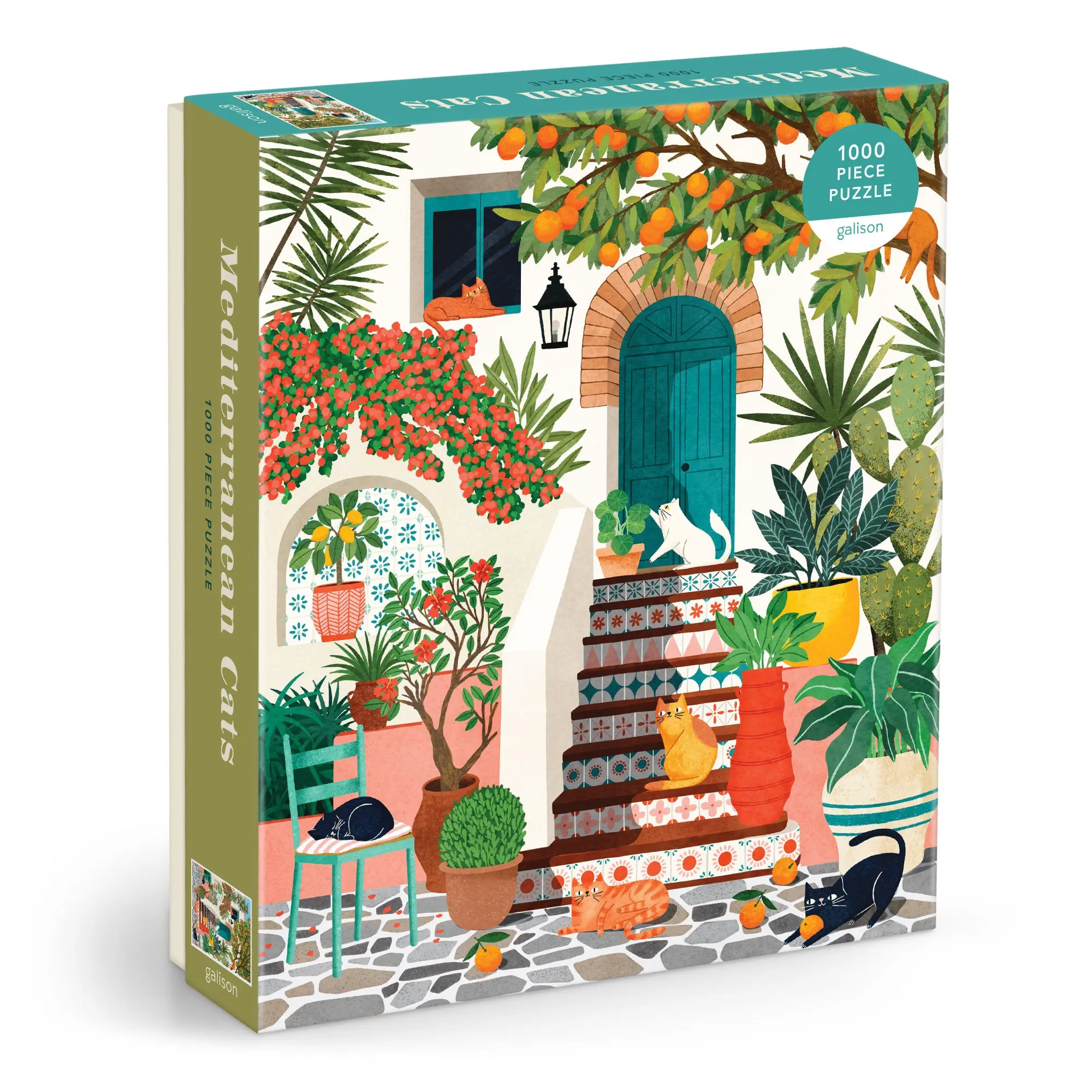 Cover: 9780735388093 | Mediterranean Cats 1000 Piece Puzzle | Spiel | Englisch | 2026