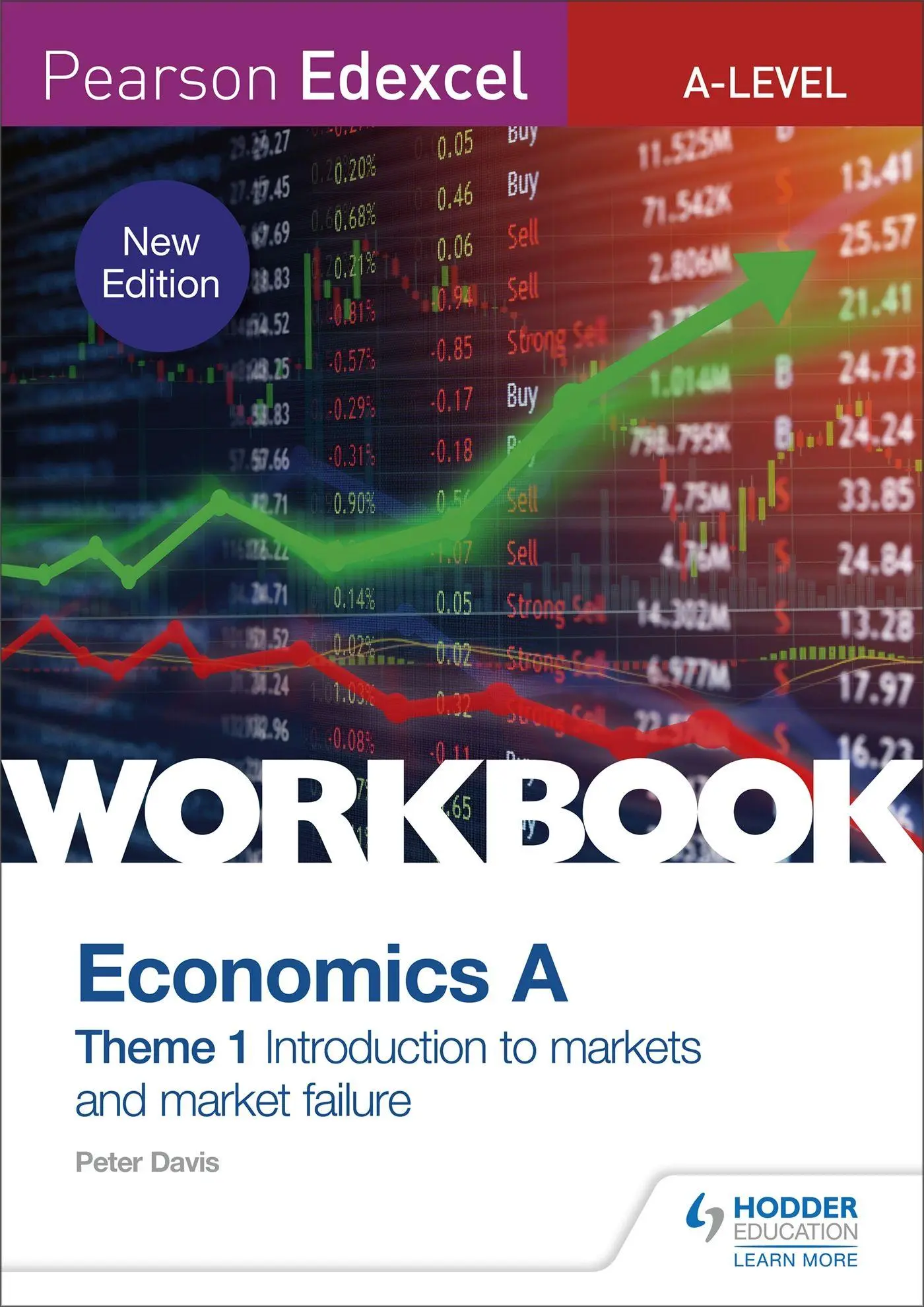 Cover: 9781510458093 | Pearson Edexcel A-Level Economics A Theme 1 Workbook | Peter Davis