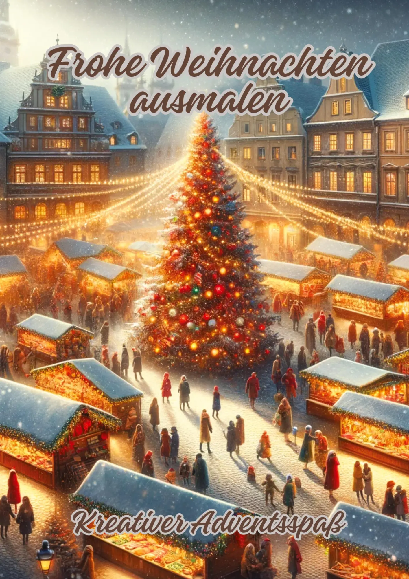 Cover: 9783384088093 | Frohe Weihnachten ausmalen | Kreativer Adventsspaß | Diana Kluge